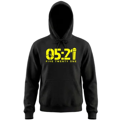 05:21 Logo - Yellow Print (Hoodies)