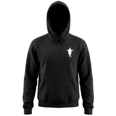 Blade Silhouette Logo Only - White Print (Hoodies)