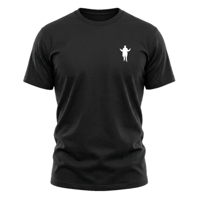 Blade Silhouette Logo Only - White Print (T-Shirts)